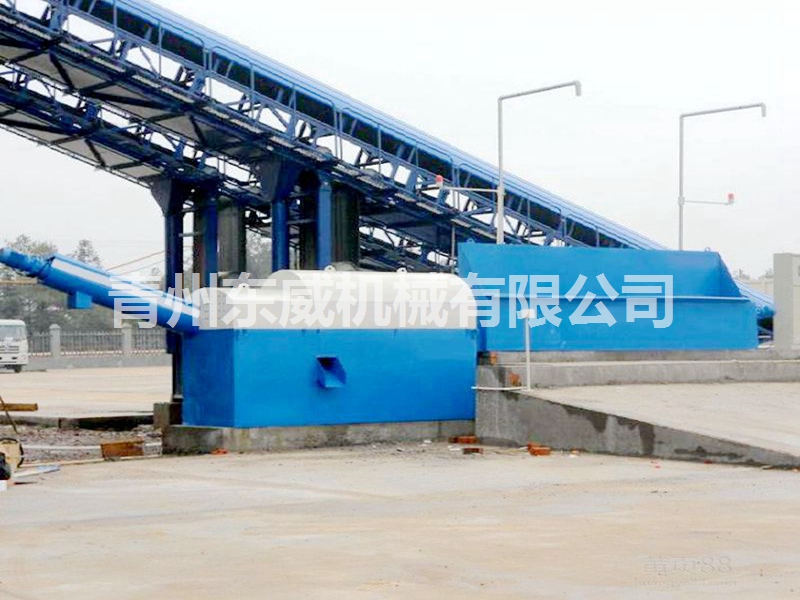 第二代砂石分離機使用現(xiàn)場